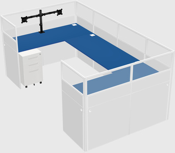 Cabine en u