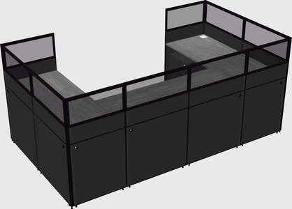 Cabine en u