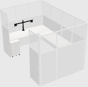 Cabine en u