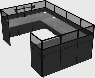 Cabine en u