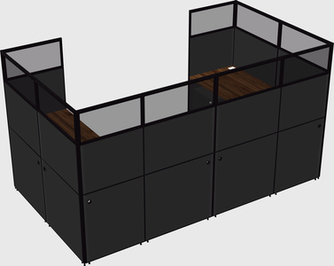 Cabine en u