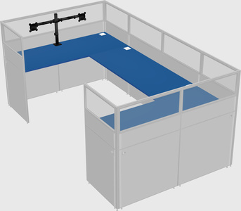 Cabine en u