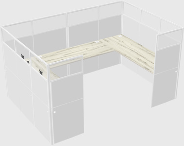 Cabine en u