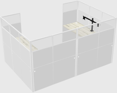 Cabine en u