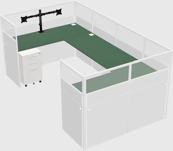 Cabine en u