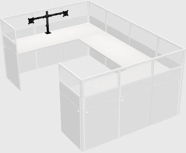 Cabine en u