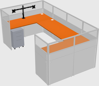 Cabine en u