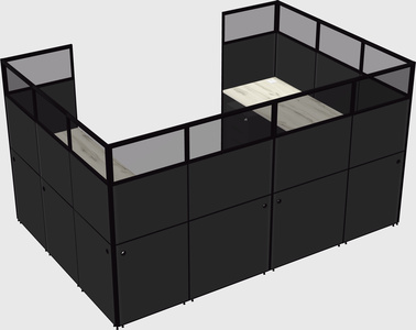 Cabine en u
