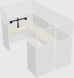 Cabine en u