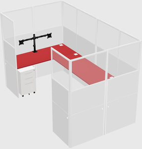 Cabine en u