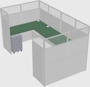 Cabine en u