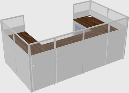 Cabine en u