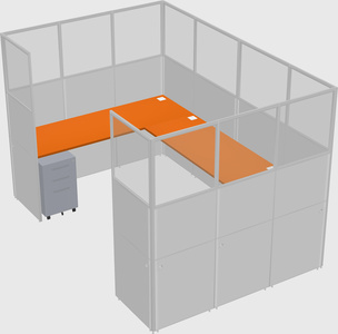 Cabine en u
