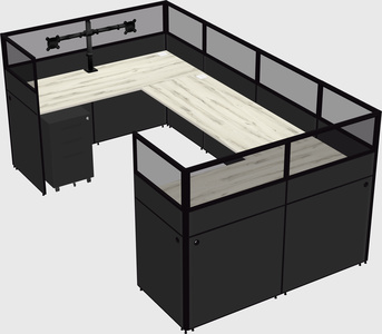 Cabine en u