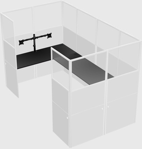 Cabine en u