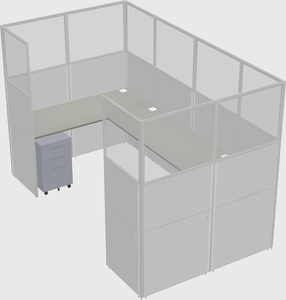 Cabine en u