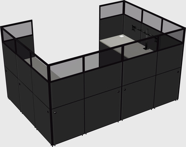 Cabine en u