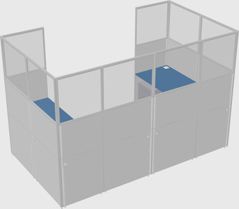 Cabine en u