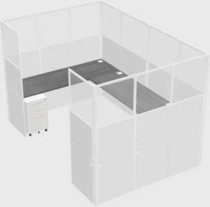 Cabine en u