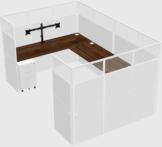 Cabine en u