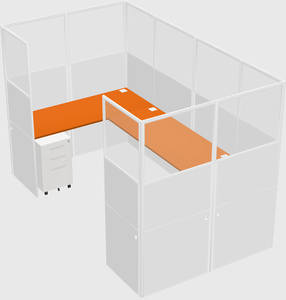 Cabine en u