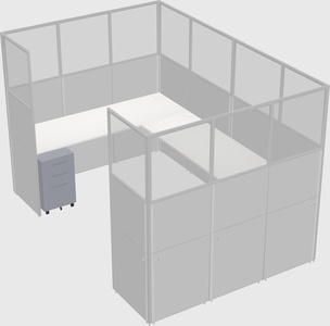 Cabine en u