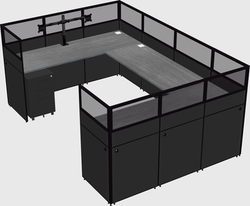 Cabine en u