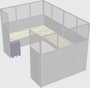 Cabine en u