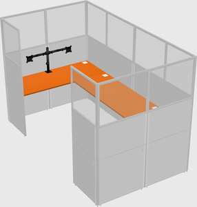 Cabine en u