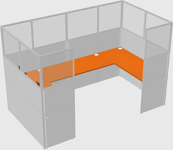 Cabine en u