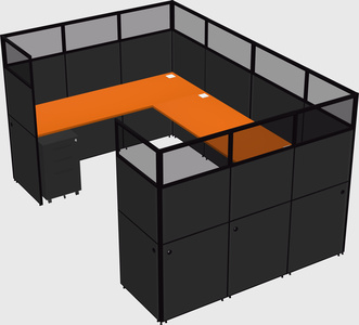 Cabine en u