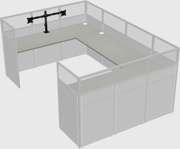 Cabine en u