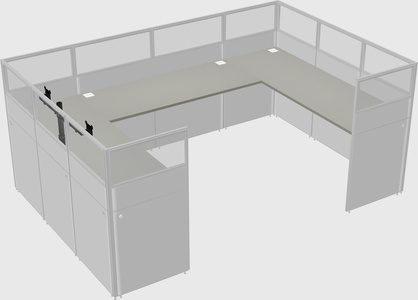 Cabine en u