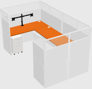 Cabine en u