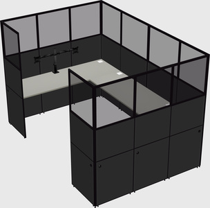 Cabine en u