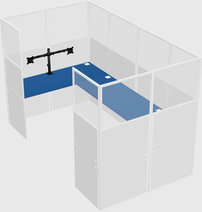 Cabine en u