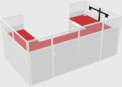 Cabine en u