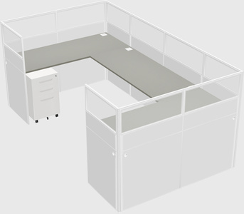 Cabine en u