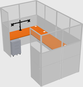 Cabine en u