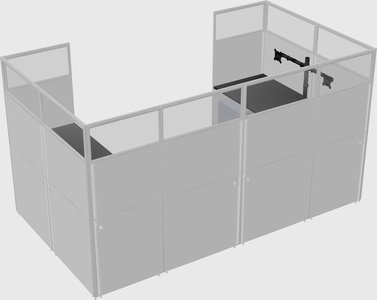 Cabine en u