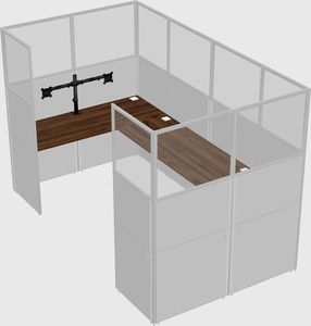 Cabine en u
