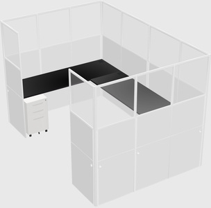 Cabine en u