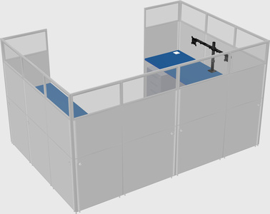 Cabine en u