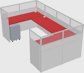 Cabine en u