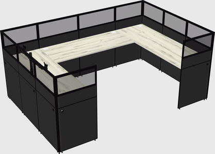 Cabine en u
