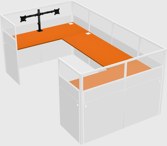 Cabine en u