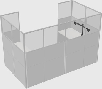 Cabine en u