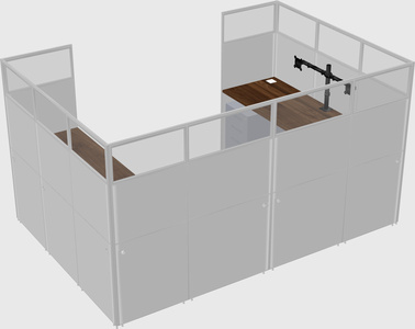 Cabine en u