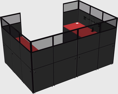 Cabine en u