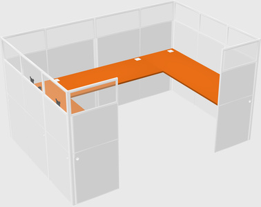 Cabine en u
